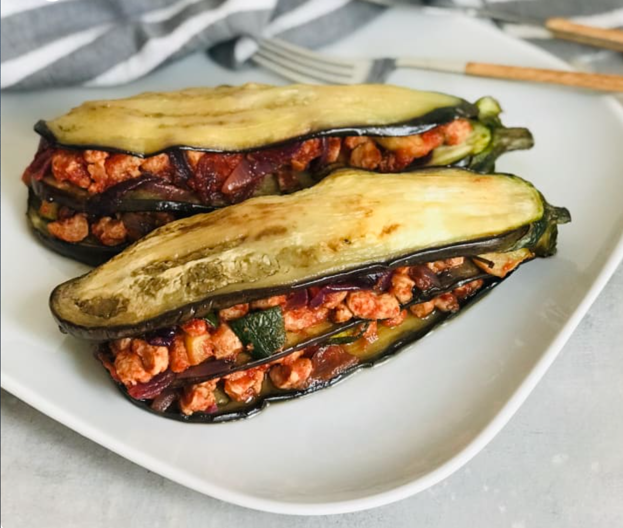 Lasaña de berenjenaa